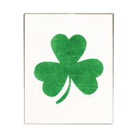 Shamrock Block Sign