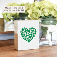 Clover Heart Block Sign