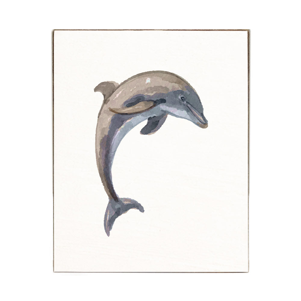 Dolphin Block Sign