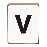 Letter Block - Black Block