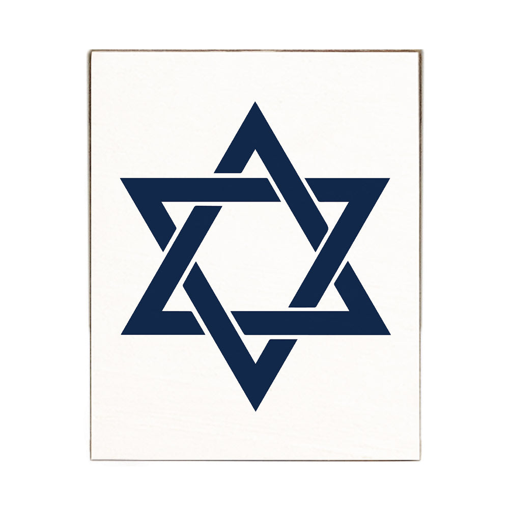 Star Of David Block Sign
