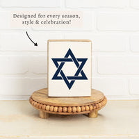 Star Of David Block Sign