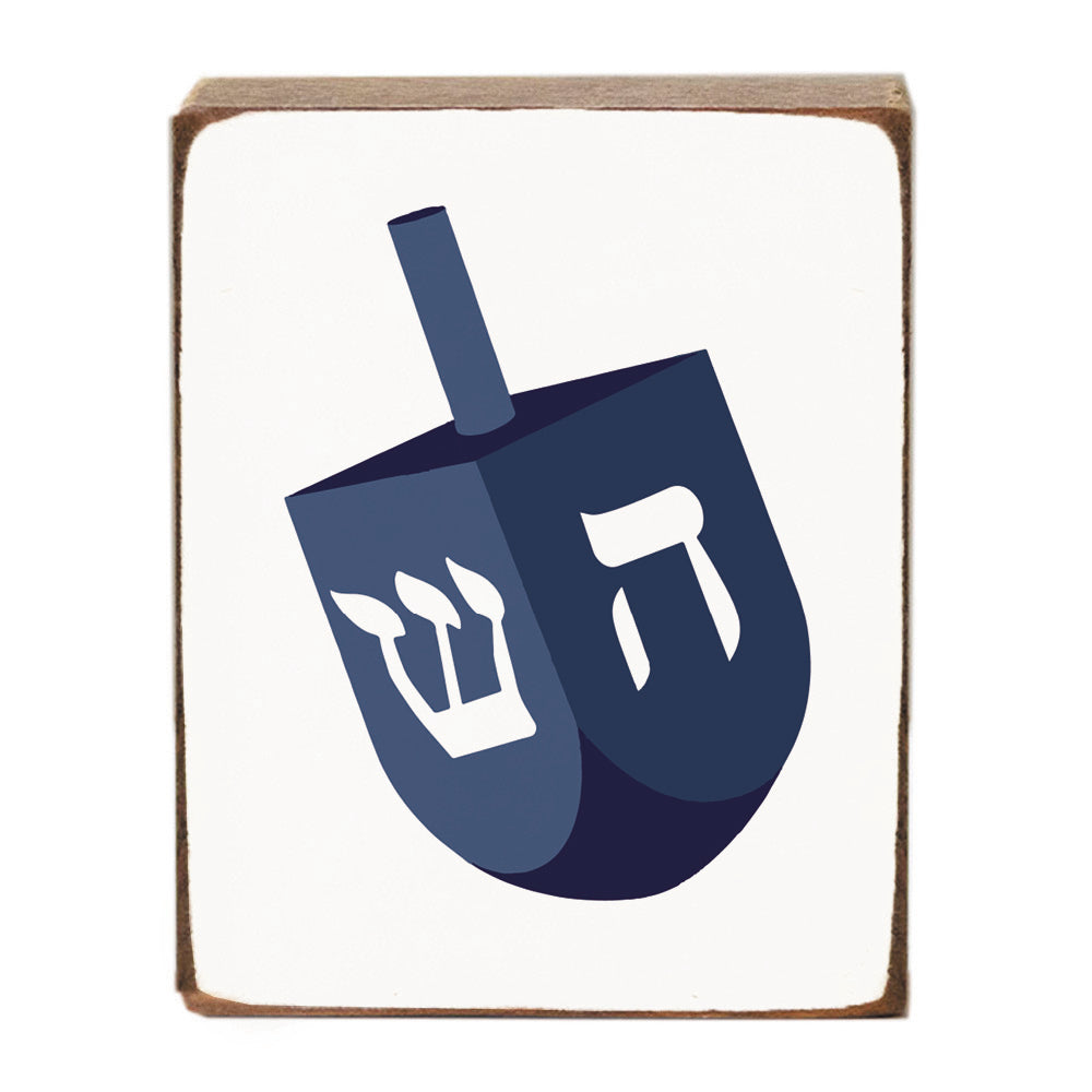 Dreidel Wood Block