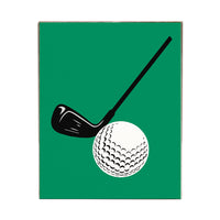 Golf Block Sign