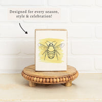 Bee Block Sign