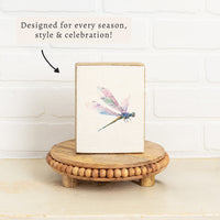 Dragonfly Block Sign