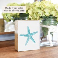 Watercolor Starfish Block Sign