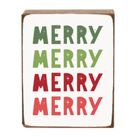 Merry Wood Block
