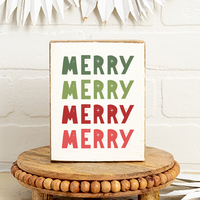Merry Wood Block