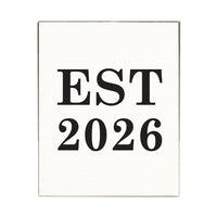 Established Personalized Block Sign