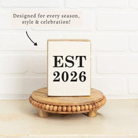 Established Personalized Block Sign