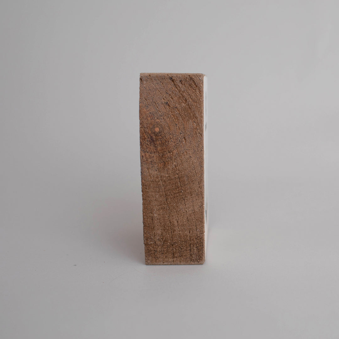 Exclusive Half Full Red Crab Decorative Wooden Block