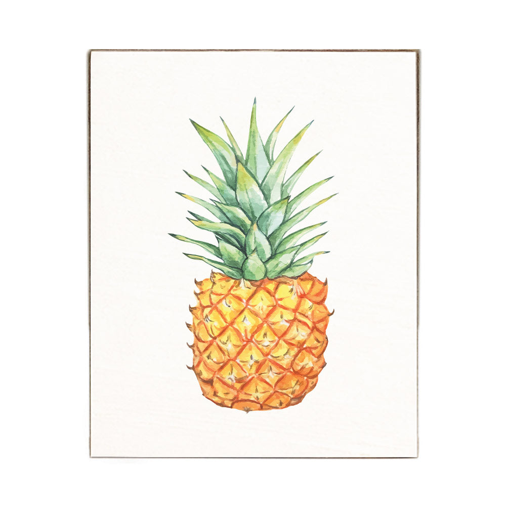 Pineapple Block Sign