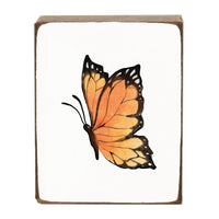 Butterfly Block Sign