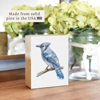 Blue Jay Block Sign