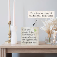 Blessings Block Sign