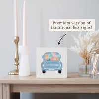 Easter Truck Block Sign