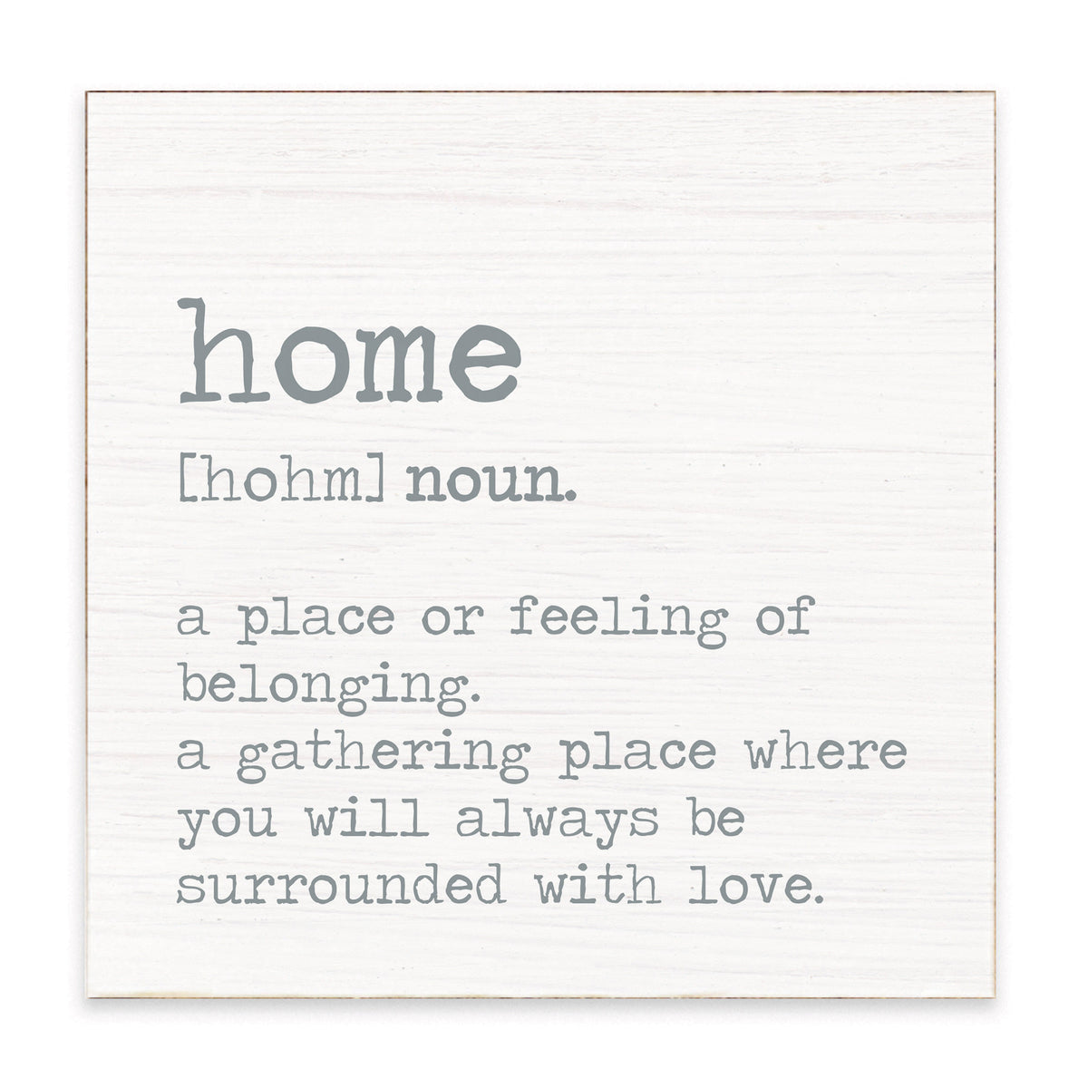 Home Definition Block Sign