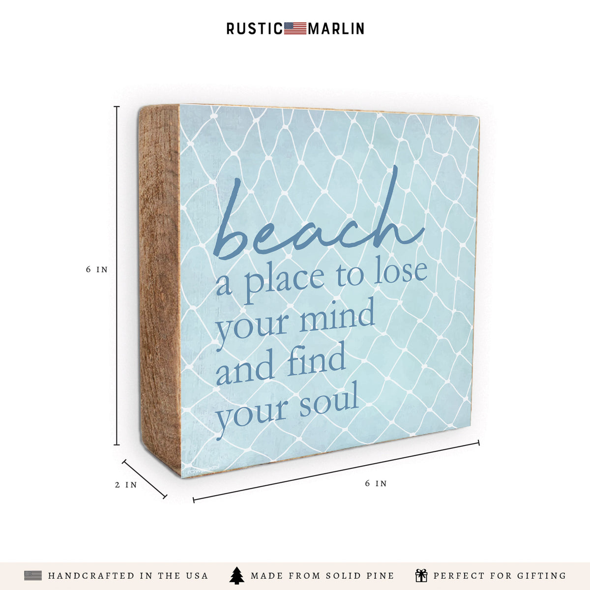 A Place To Find Your Soul Block Sign