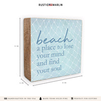 A Place To Find Your Soul Block Sign