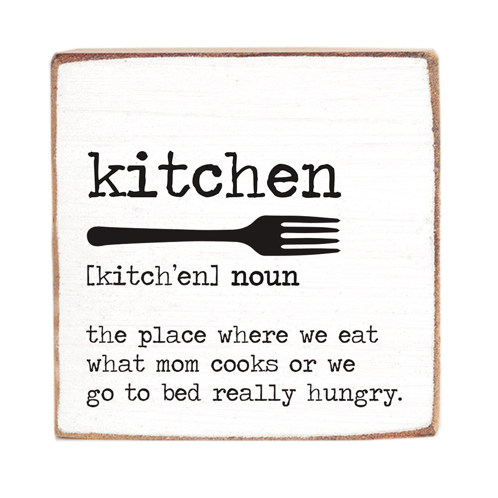 Kitchen Definition Wood Block