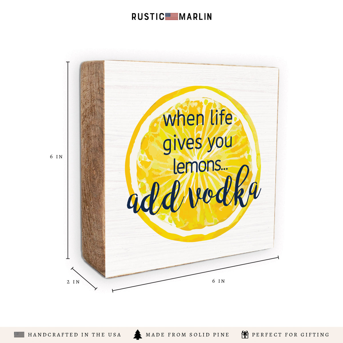 Add Vodka Block Sign