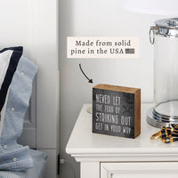 Fear Of Striking Out Block Sign