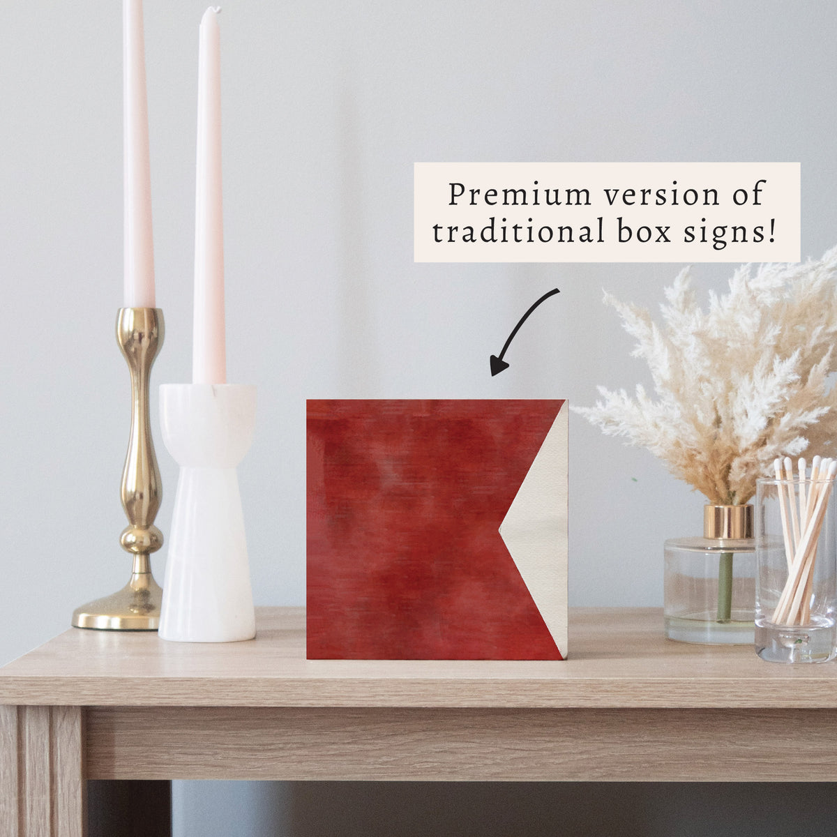 Nautical Flag Letter Block