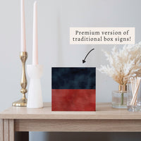 Nautical Flag Letter Block