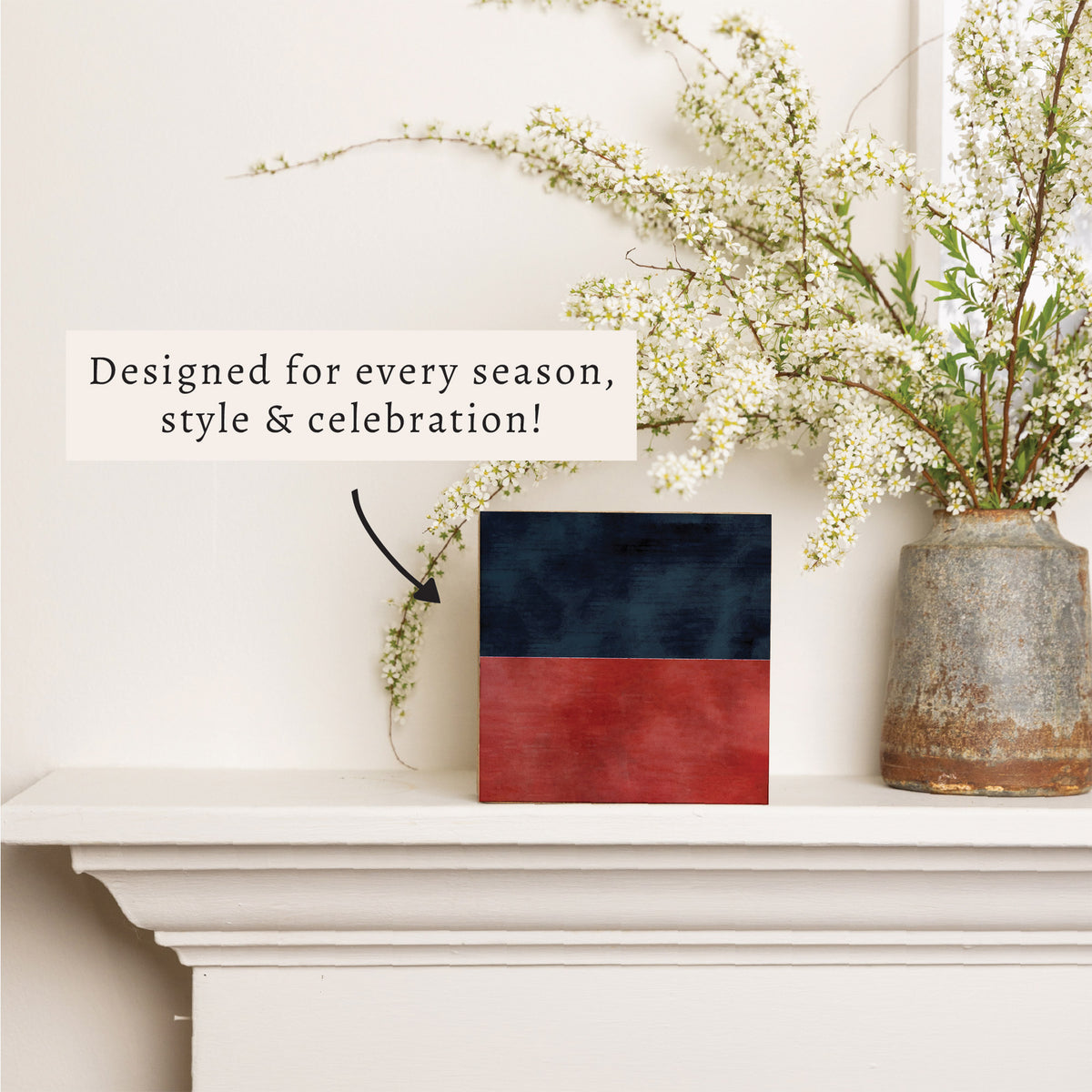 Nautical Flag Letter Block
