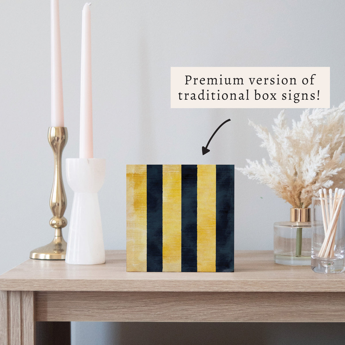Nautical Flag Letter Block