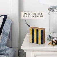 Nautical Flag Letter Block