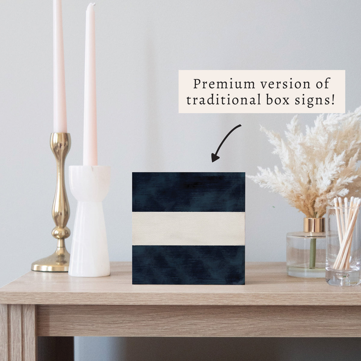 Nautical Flag Letter Block