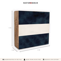 Nautical Flag Letter Block