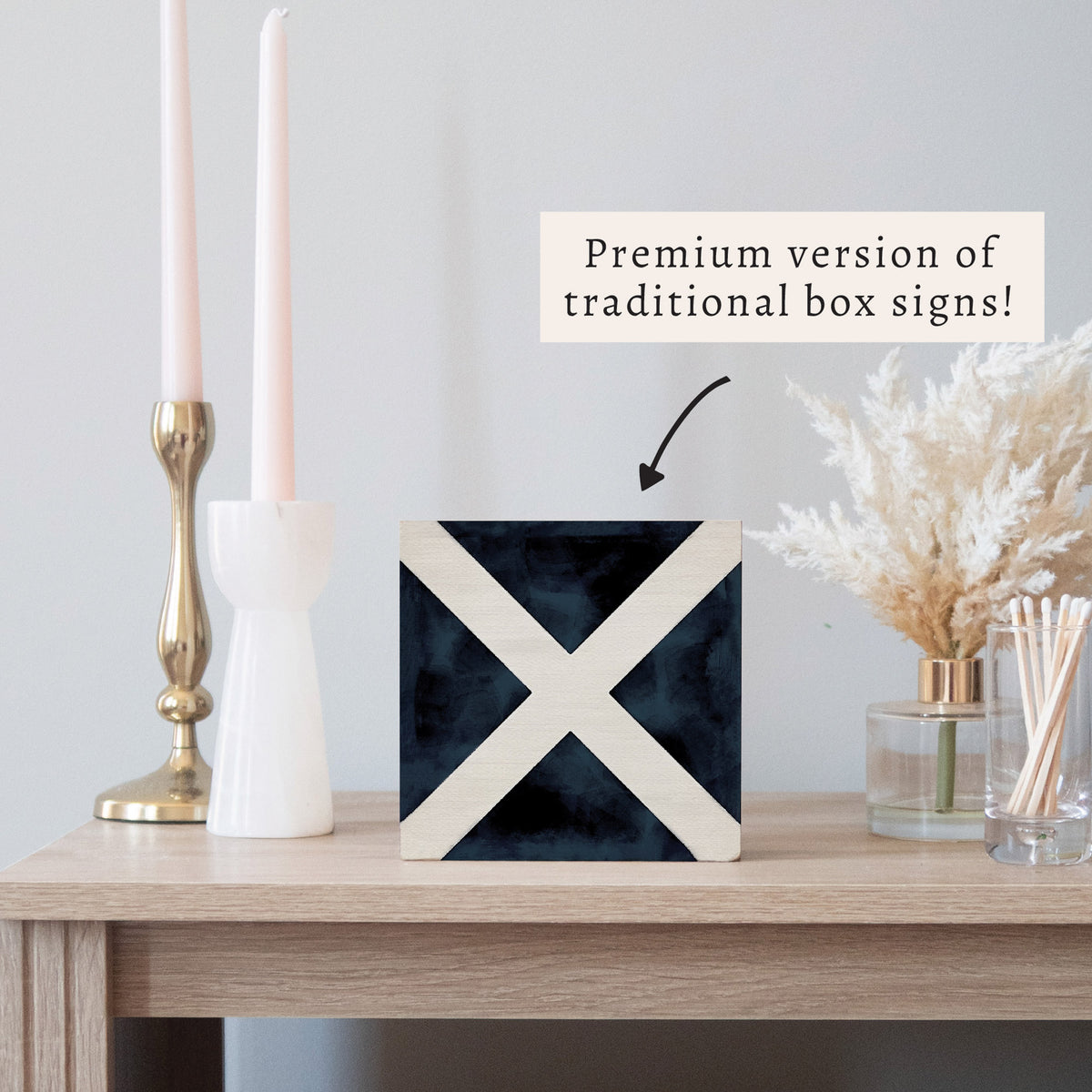 Nautical Flag Letter Block