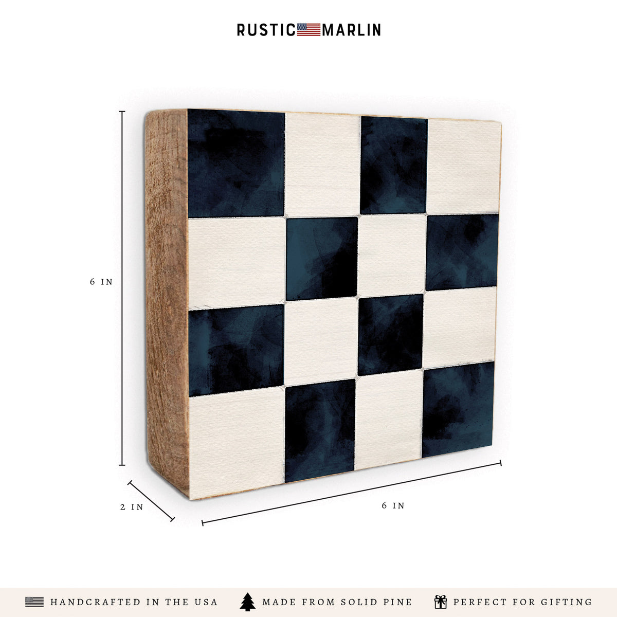 Nautical Flag Letter Block