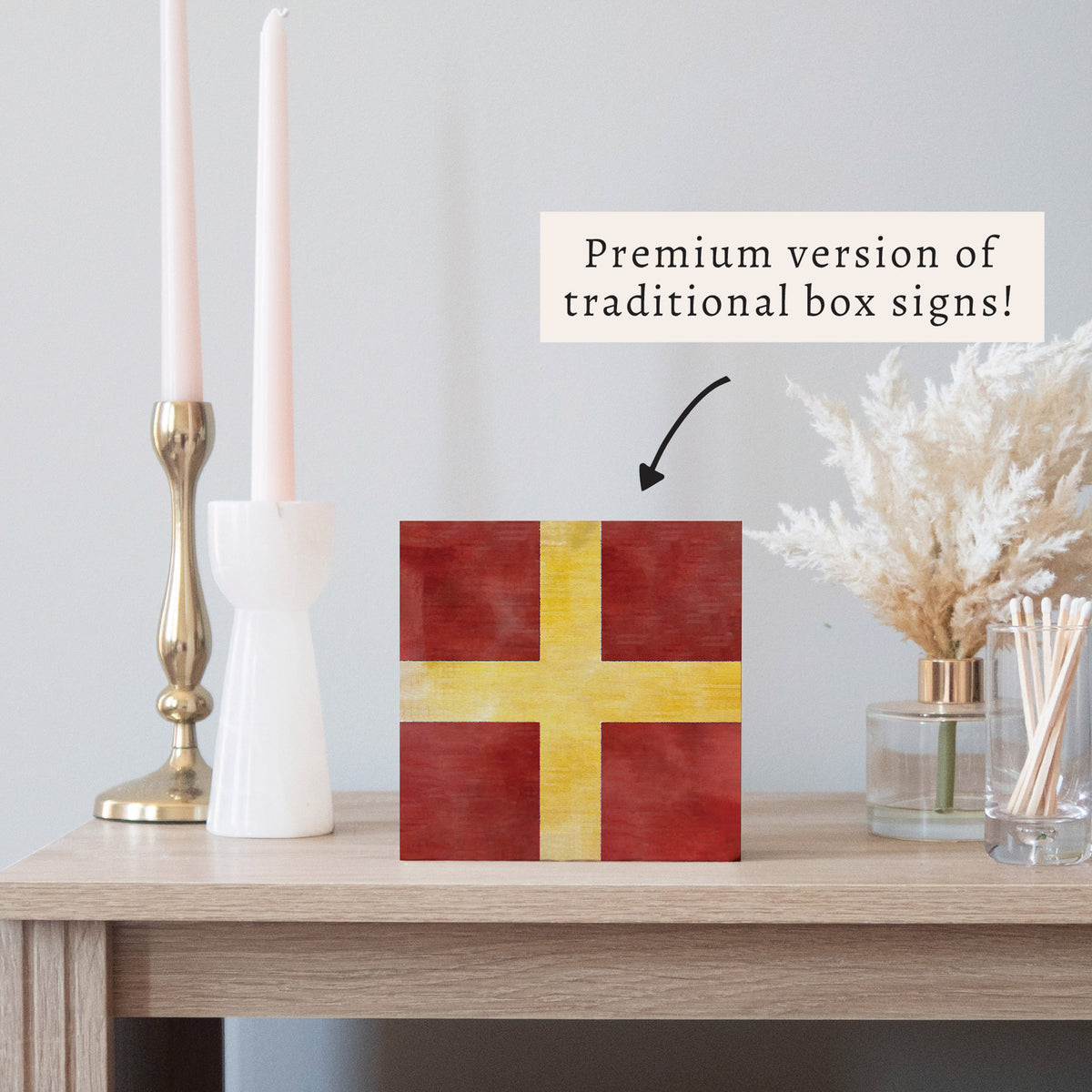 Nautical Flag Letter Block