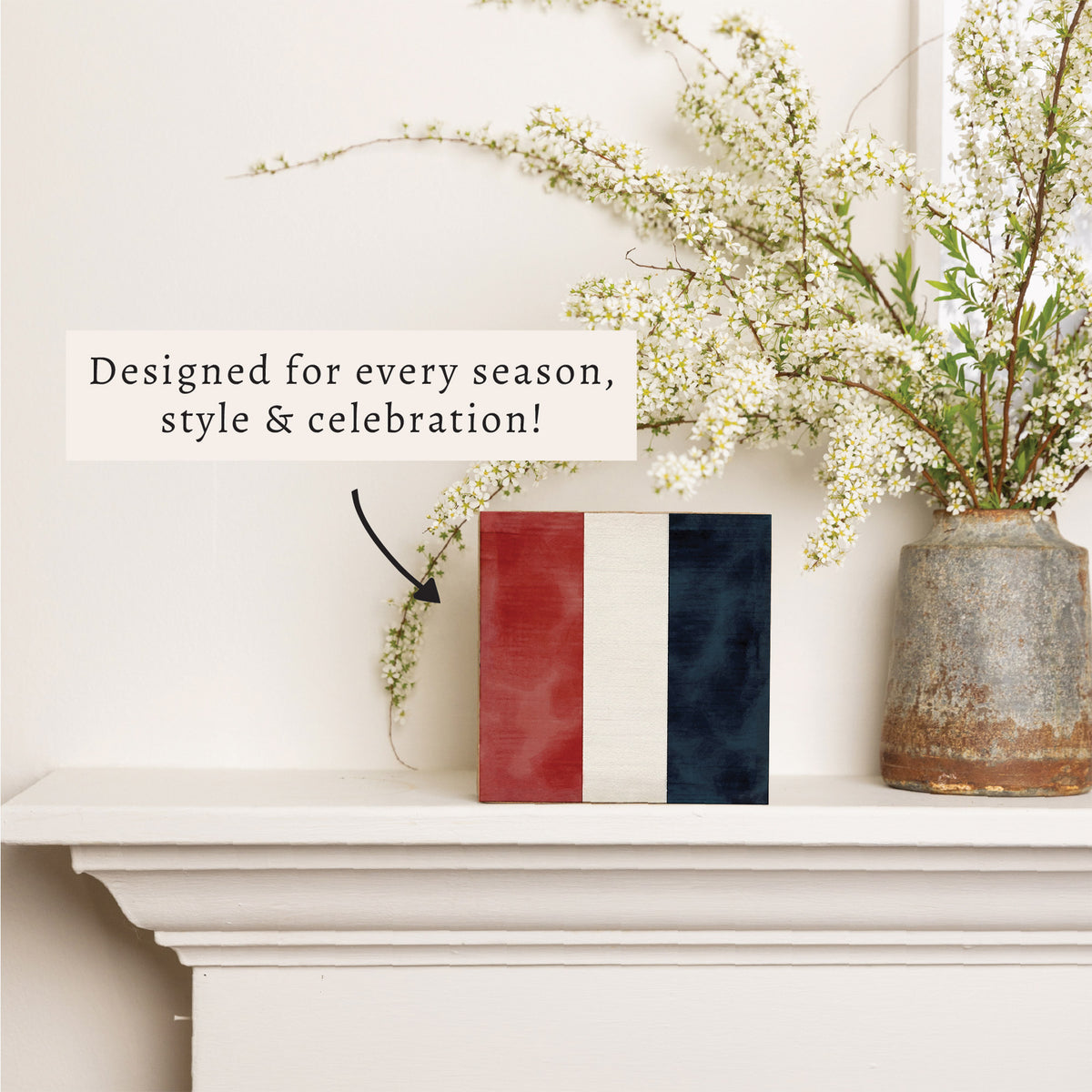 Nautical Flag Letter Block
