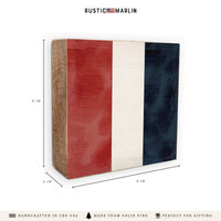 Nautical Flag Letter Block