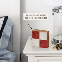 Nautical Flag Letter Block