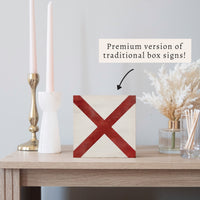 Nautical Flag Letter Block