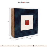 Nautical Flag Letter Block