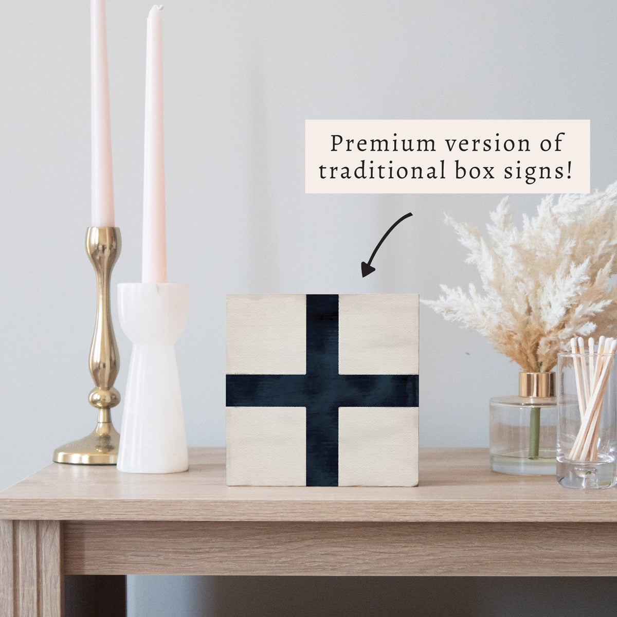 Nautical Flag Letter Block