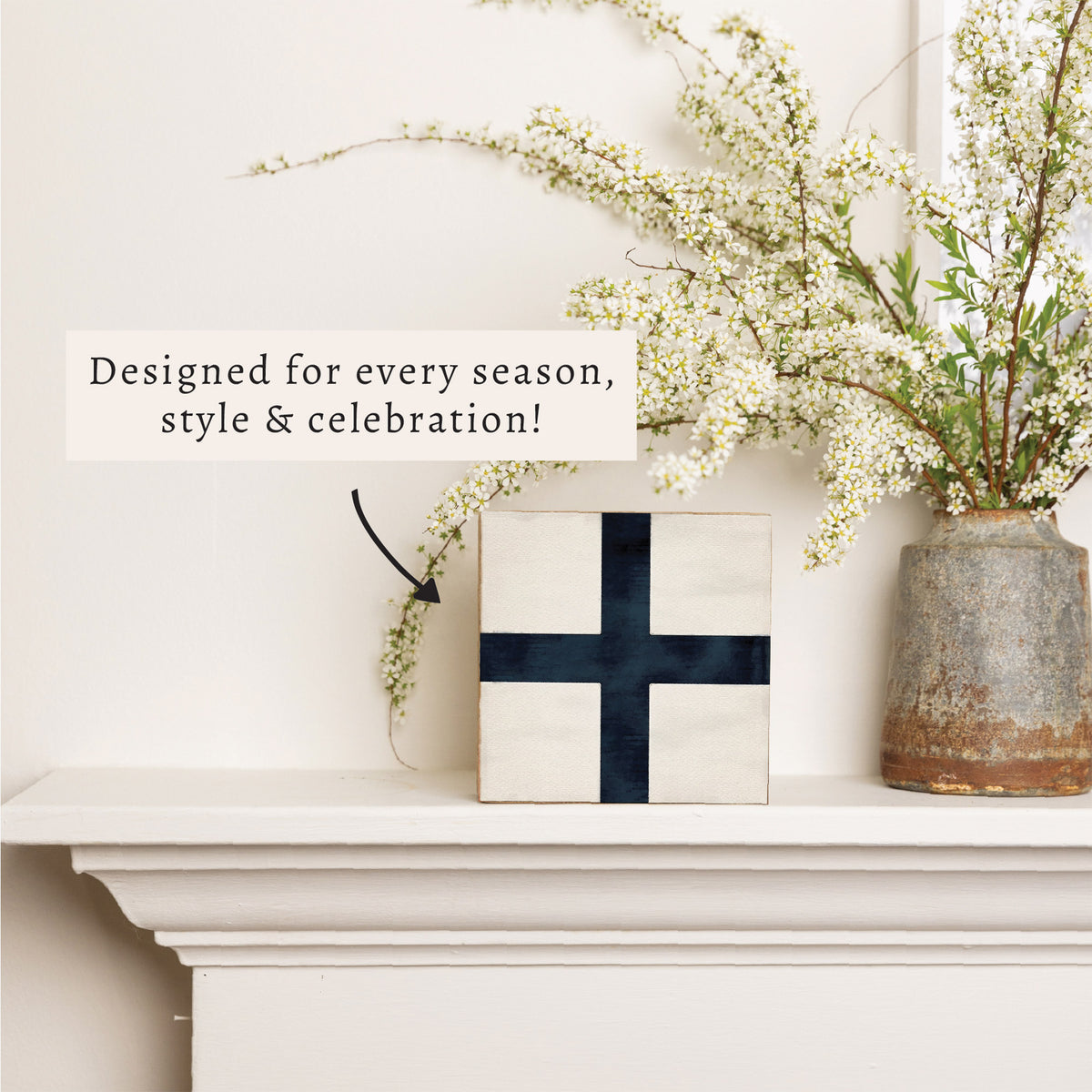 Nautical Flag Letter Block