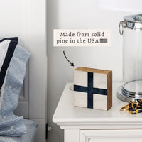 Nautical Flag Letter Block