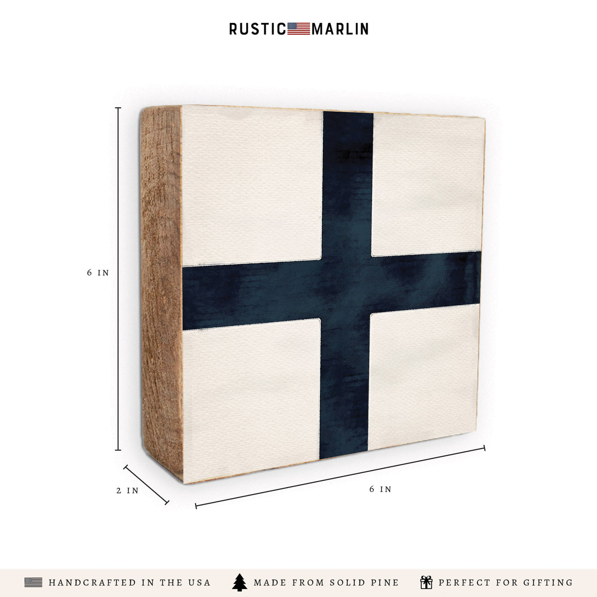Nautical Flag Letter Block