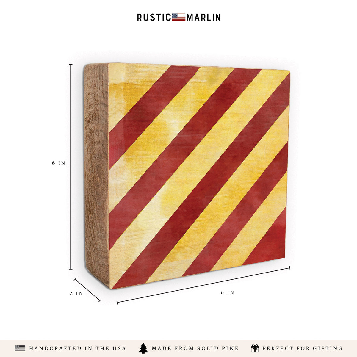 Nautical Flag Letter Block