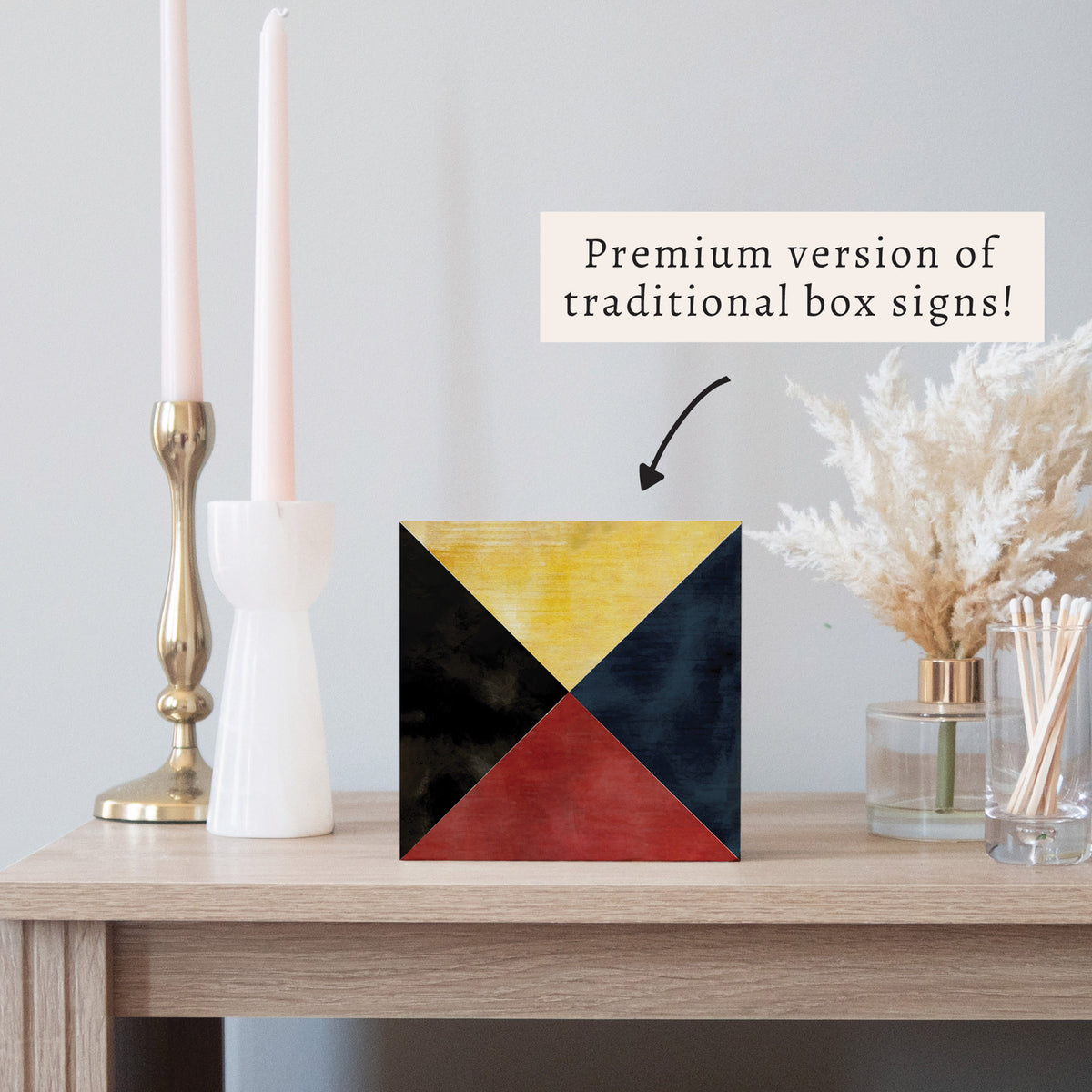 Nautical Flag Letter Block