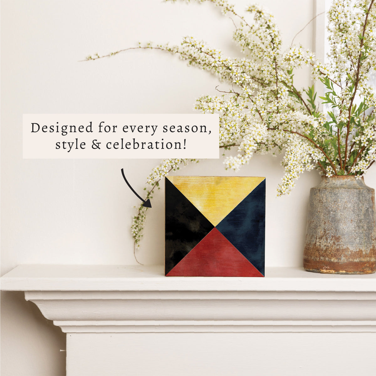 Nautical Flag Letter Block