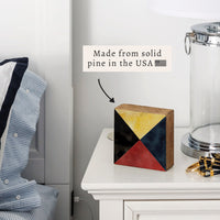 Nautical Flag Letter Block
